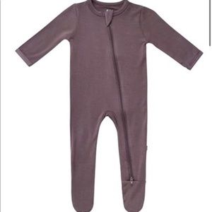 Kyte Cocoa Bamboo zippered Footie 6-12 months retired color